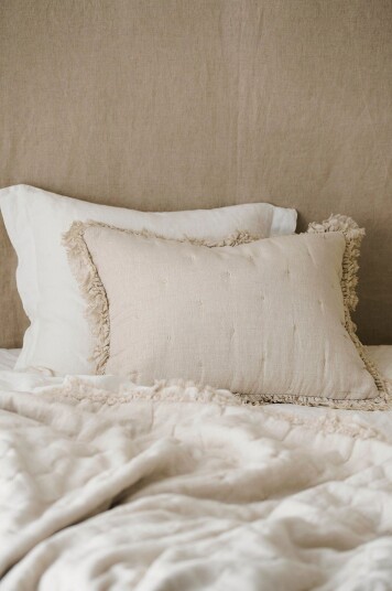 Ellos Home Putetrekk Dottie i lin Beige