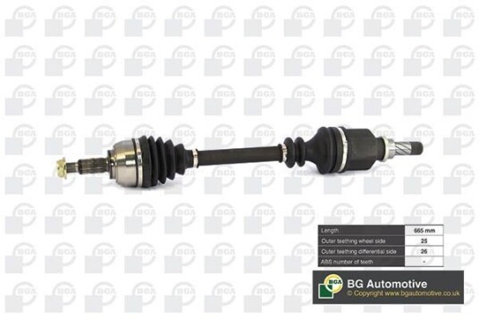 Bga Drivaksel BGA DS7349L