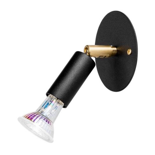 Örsjö Star 1 Vegglampe Sort med Plate