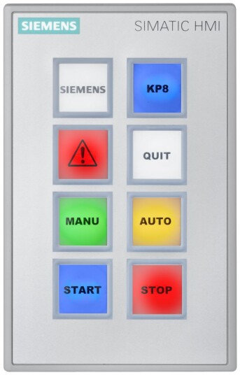 Siemens 6AV3688 3AF37 0AX0 Trykknapppanel 5 farger 8 knapper PROFIsafe Elfordeling & strømforsyning Siemens 6AV3688 3AF37 0AX0 Trykknapppanel 5 farger 8 knapper PROFIsafe Elfordeling & strømforsyning