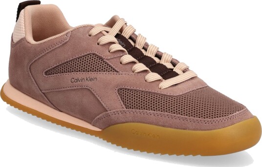 Calvin Klein Low Pro Runner Refl Mesh Sue   Burgundy   38