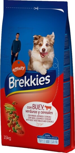 Affinity Brekkies tørrfôr Brekkies Mix Oksekjøtt 2 x 15 kg