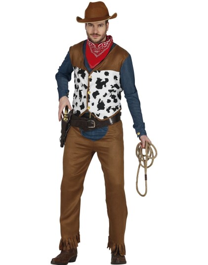 Fiestas Guirca Klassisk Cowboy Kostyme til Mann Large