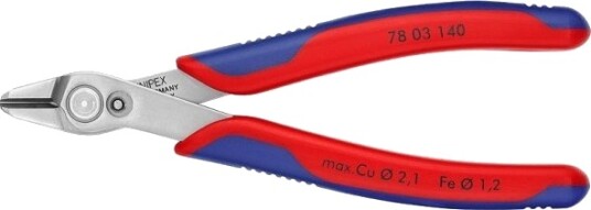 Knipex 140mm Isolert Diagonalskjæretang - Electronic Super Knips Knipex 140mm Isolert Diagonalskjæretang - Electronic Super Knips