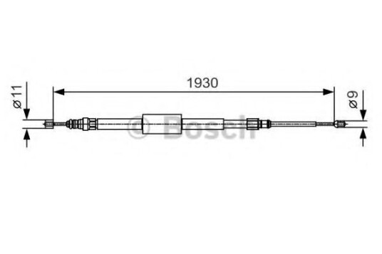 Bremsewire BOSCH 1 987 482 011 Bremsewire BOSCH 1 987 482 011