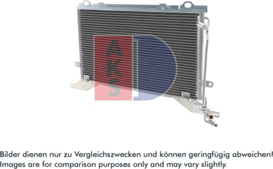 Kondensator klimaanlegg AKS DASIS 122180N Kondensator klimaanlegg AKS DASIS 122180N