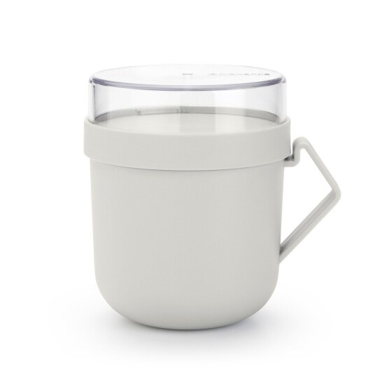 Brabantia Make & Take suppekopp 0,6 L Lysegrå Brabantia Make & Take suppekopp 0,6 L Lysegrå