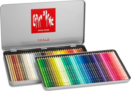 Caran d'Ache Fargeblyanter Pablo 80-set