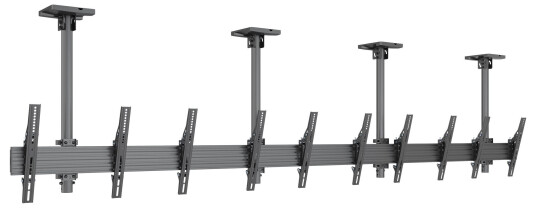 Multibrackets M Menu Board Mount Pro MBC5X1U monteringssett - enkeltside - for 5 LCD-skjermer - svart Multibrackets M Menu Board Mount Pro MBC5X1U monteringssett - enkeltside - for 5 LCD-skjermer - svart
