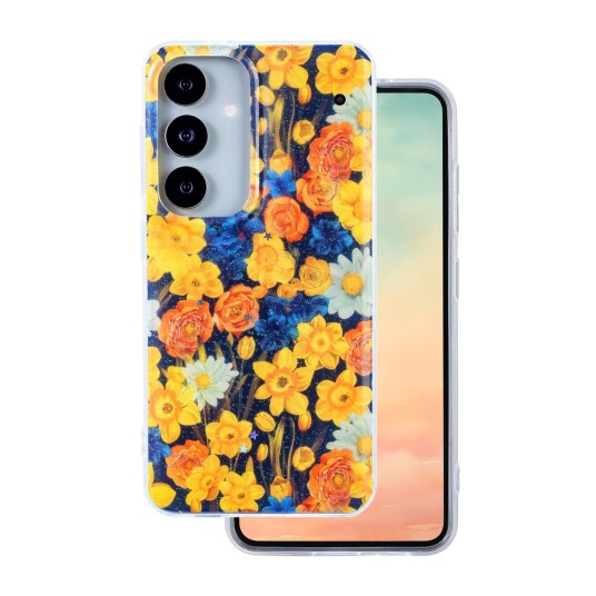 TFO Glow Glam Deksel for Samsung Galaxy S25 Oransje