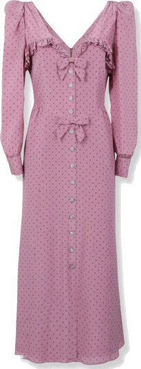 Alessandra Rich Dame Kjoler Lilla M, Alessandra Rich Dame Kjoler Lilla M,