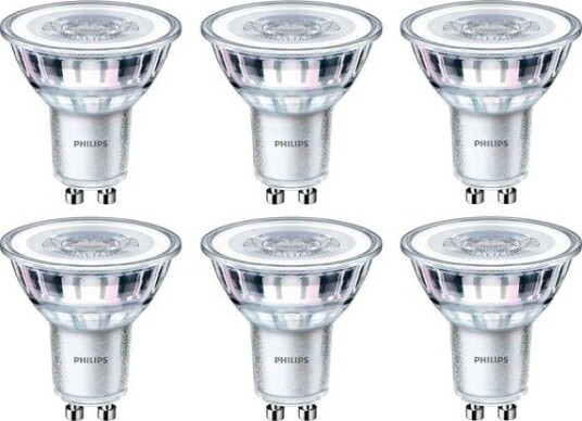 Philips LED-lyspære LEDClassic 50W GU10 WW 36D ND 6CT/4 GU10 Philips LED-lyspære LEDClassic 50W GU10 WW 36D ND 6CT/4 GU10