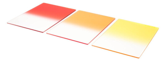 LEE Resin Sunsets Set 3stk filter, Solnedgang, 100x150mm LEE Resin Sunsets Set 3stk filter, Solnedgang, 100x150mm