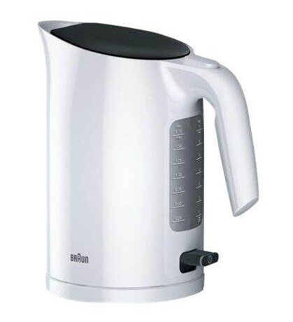 Braun PurEase WK 3100 Vannkoker 1,7L 2200W Hvit Braun PurEase WK 3100 Vannkoker 1,7L 2200W Hvit