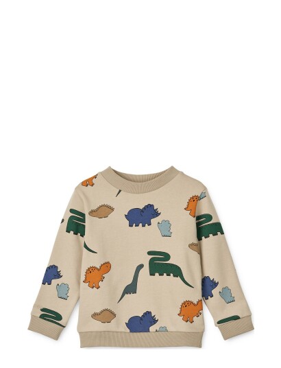 Liewood Thora Printed Sweatshirt Beige 128 Liewood Thora Printed Sweatshirt Beige 128