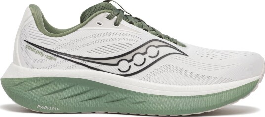Saucony Ride 18 White/olivine 9