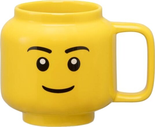 LEGO® Krus 25,5 cl nøytralt fjes gul LEGO® Krus 25,5 cl nøytralt fjes gul