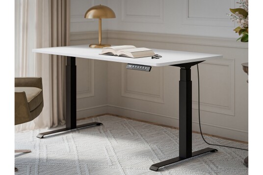 Adrianah Skrivebord 80x150 cm Hvit/Svart