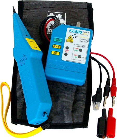 Kurth Electronic Easytest KE801 Kabelsøker For Kobber Og Fiber