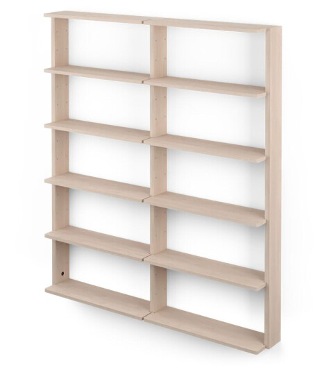 Massproductions Gridlock – T2-A12-0 vegghylle Natural Ash