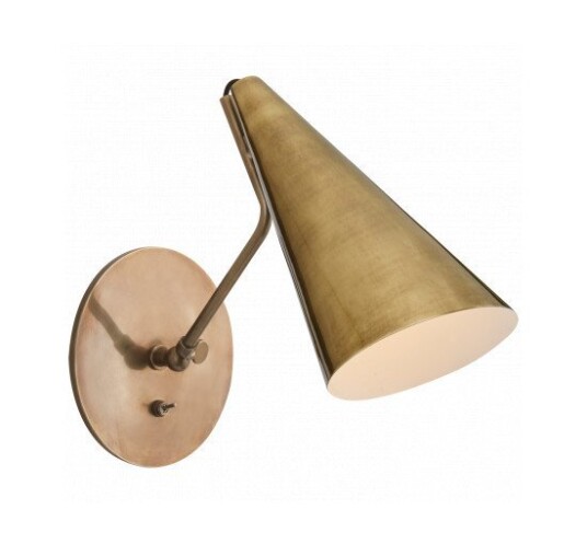 Clemente Wall Light Antique Brass Clemente Wall Light Antique Brass