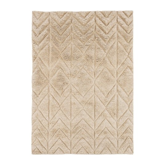 VIND Zoe ullteppe Beige 230 x 160 cm Beige