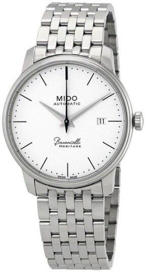 Mido Herreklokke M027.407.11.010.00 Baroncelli Hvit/Stål Ø39 mm