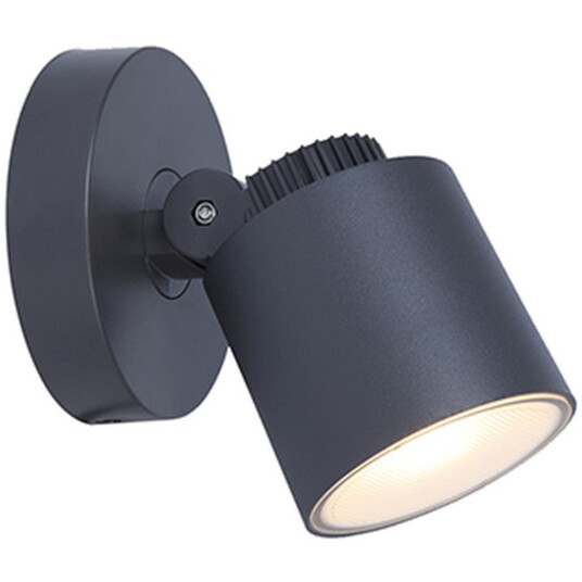 LUTEC ARCHITECTURAL EXPLORER VEGGHENGT LAMPE MØRK GRÅ