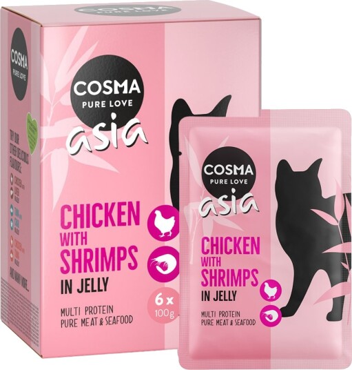 Cosma Asia Porsjonsposer Kylling Reker 24X100 G