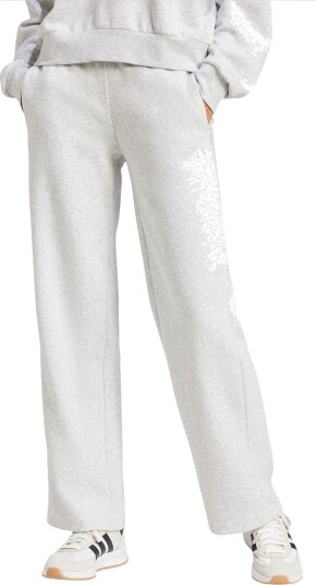 Adidas Essentials Small Logo Feel Cozy Open-Hem Joggers joggebukse dame Grey M