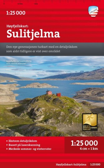 Høyfjellskart Sulitjelma