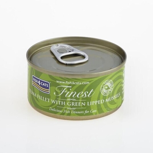 Fish4Cats Finest Våtfôr til katt med Tunfisk og Musling 70 g