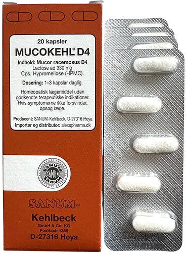 Sanum Mucokehl kapsler D4 20 kapsler Sanum Mucokehl kapsler D4 20 kapsler