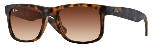Ray-Ban Justin Classic Tortoise Brown Gradient 55
