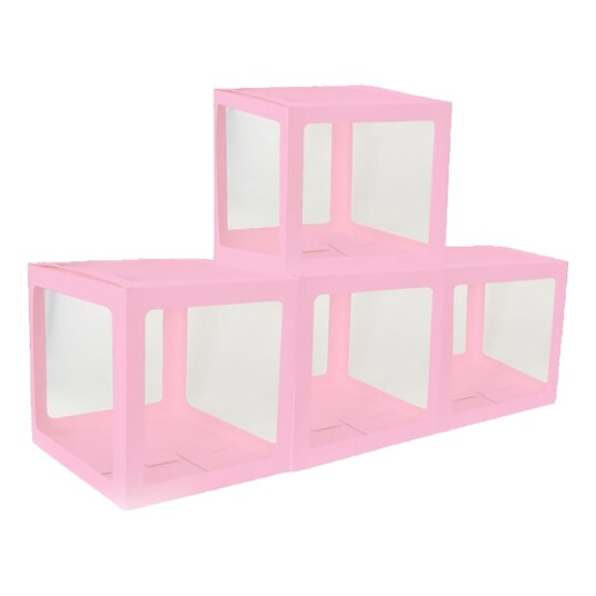CHAKS Ballongbokser Rosa - 4-pakning