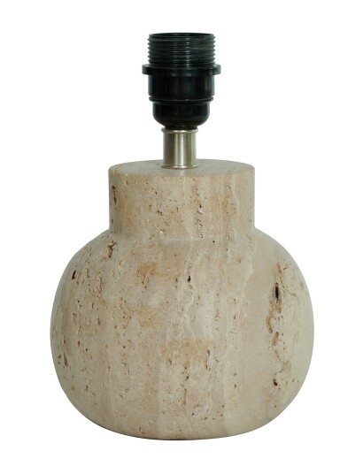 Watt & Veke Pella Table Travertine - Beige - H23CM