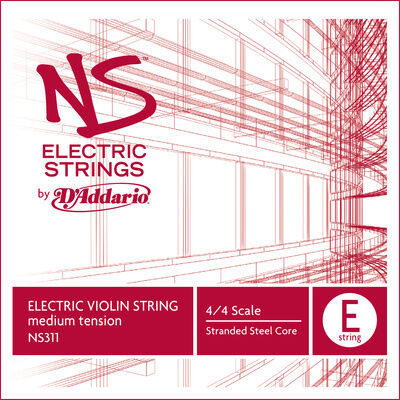 Daddario Electric Violin NS311 E-String Daddario Electric Violin NS311 E-String