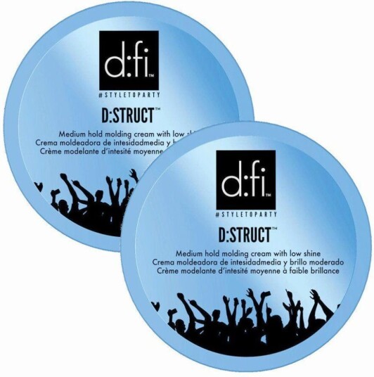 2-Pack D:fi d:Struct Pliable Molding Creme 150g 2-Pack D:fi d:Struct Pliable Molding Creme 150g