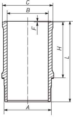Sylinderhylse MAHLE 061 WN 26 01