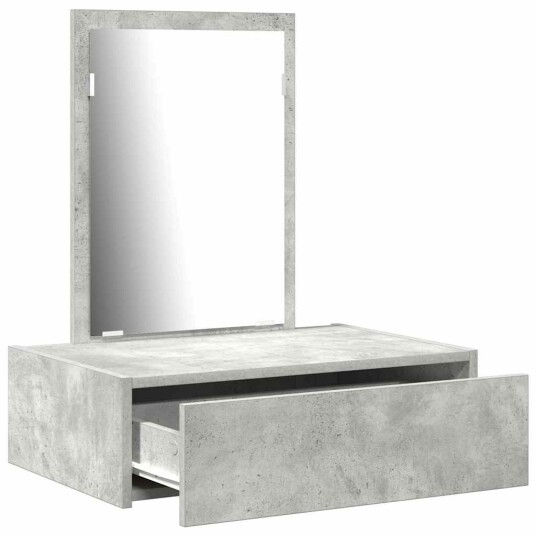 Vegghengt Smykkebord Betonggrå 60x40x70 cm