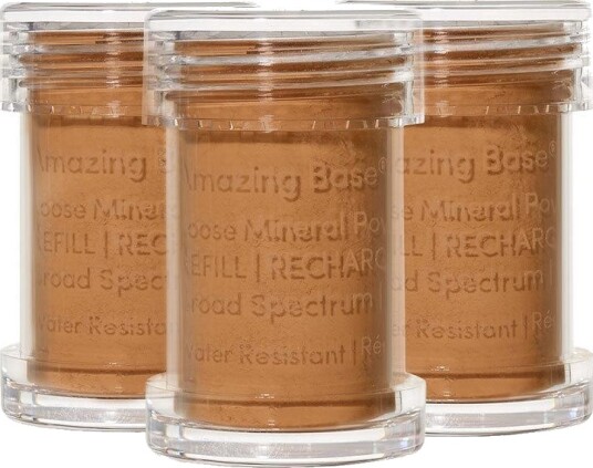 Jane Iredale Amazing Base Refillable Brush Velvet 3 Pack Refills Jane Iredale Amazing Base Refillable Brush Velvet 3 Pack Refills