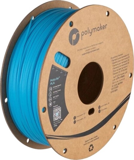 Poly Filament Polymaker Polylite Luminous Pla 1.75 Mm 1 Kg Blå