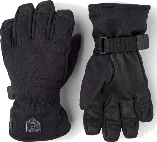 Hestra Juniors' Gore-Tex Alta 5 Finger 6, Black