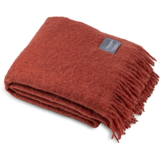 Stackelbergs Mohair Teppe Rullet Frynse 130x170 cm Chilli Stackelbergs Mohair Teppe Rullet Frynse 130x170 cm Chilli