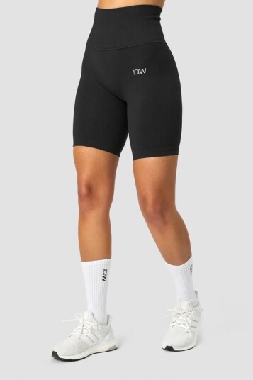 Icaniwill Define Seamless Pocket Biker Shorts Dame Black S