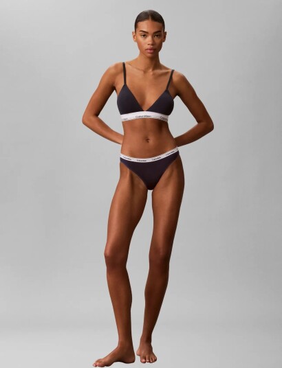 Calvin Klein Lightly Lined Triangle Grey M Calvin Klein Lightly Lined Triangle Grey M