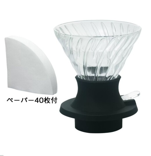HARIO V60 Switch Immersion brygger i glass med filter - 02 (2-4 cups)