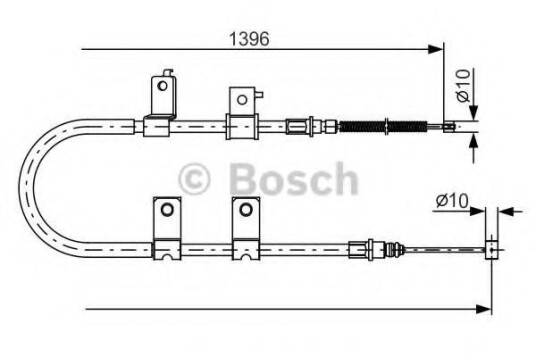 Bosch Tautrekk parkeringsbrems BOSCH 1 987 482 083 Bosch Tautrekk parkeringsbrems BOSCH 1 987 482 083