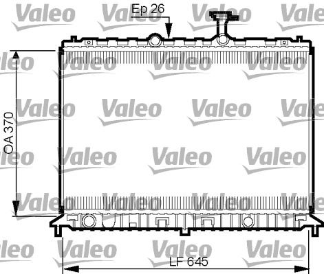 Radiator VALEO 735501