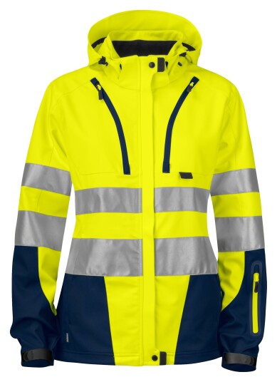 ProJob 6423 Jakke Dame En Iso 20471 Kl 3/2 Yellow/Navy XL